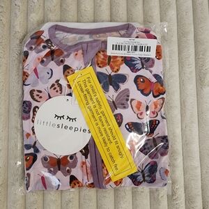 Little Sleepies | Butterfly Kisses | Newborn | NIB | Bamboo Zippy